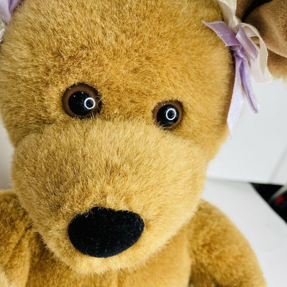 Build A Bear Brown sugar Puppy DOG Stuffed Animal - Picture 3 of 5